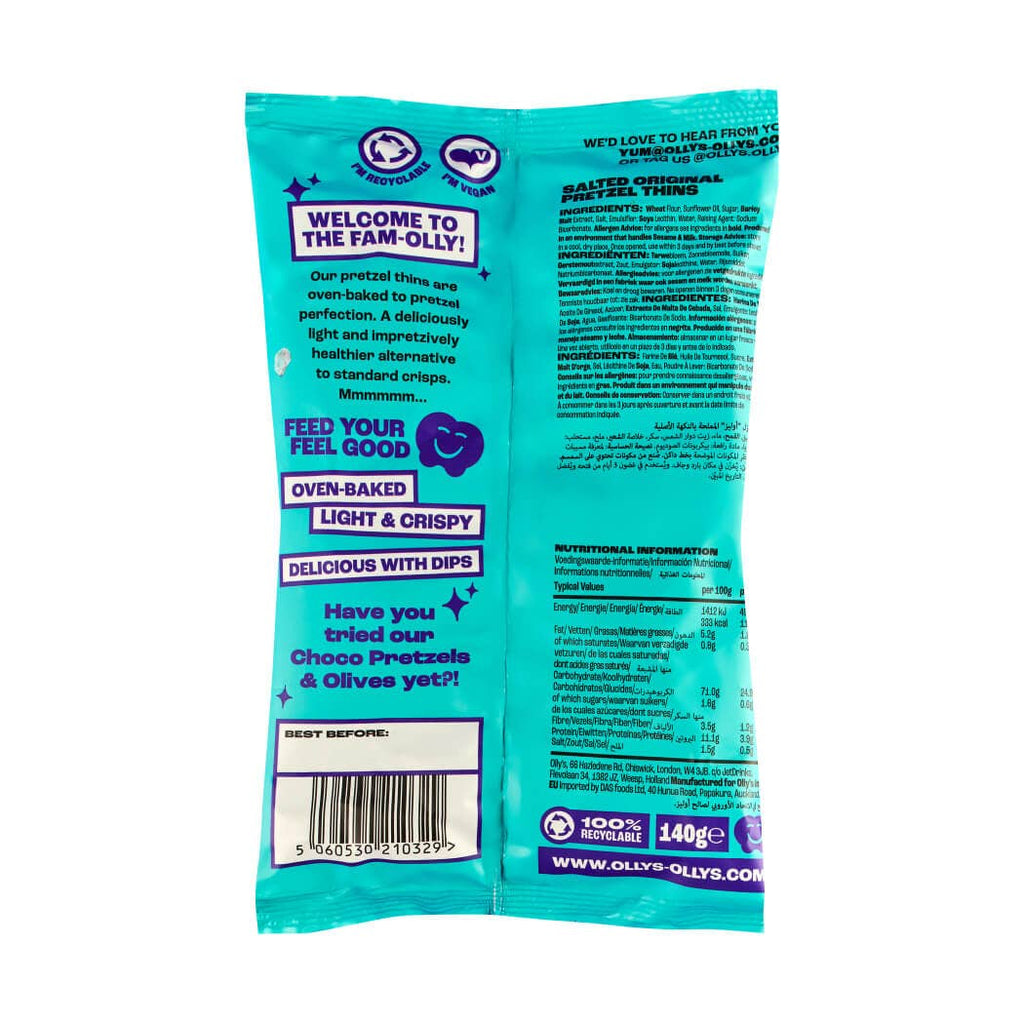 Olly's - Original Salted Pretzel Thins