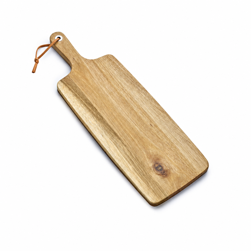 Acacia Paddle Board - Wooden Serving Platter - 48 x6cm